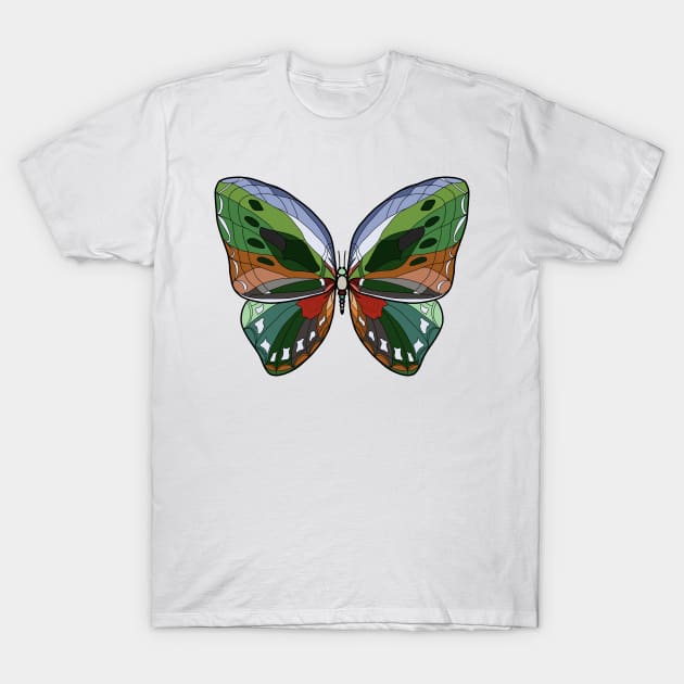 Woodland Warrior Butterfly T-Shirt by pbDazzler23